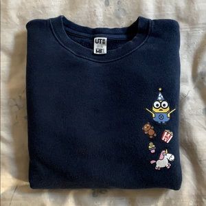 Uniqlo Despicable Me sweatshirt for kids